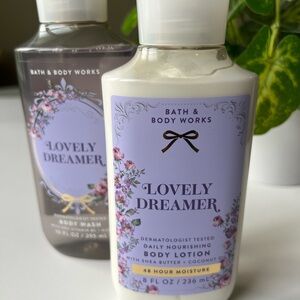 Bath & Body Works Lovely Dreamer Body Wash - Purple and White